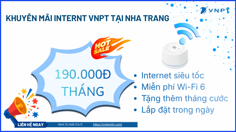 Lắp mạng VNPT Nha Trang Lắp mạng VNPT Nha Trang