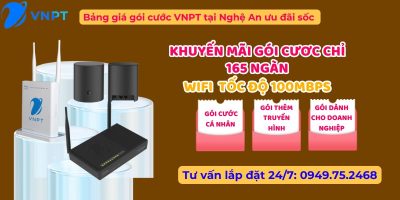 Bảng giá gói cước VNPT tại Nghệ An