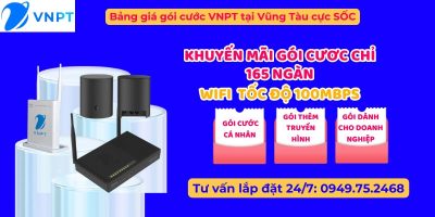 Bảng giá gói cước VNPT tại Vũng Tàu