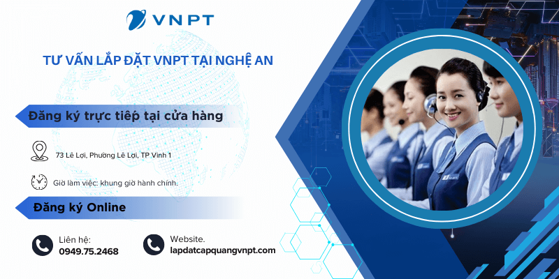 Tư vấn gói cước VNPT tại Nghệ An Tư vấn gói cước VNPT tại Nghệ An
