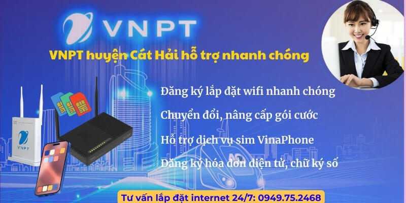 VNPT huyện Cát Hải