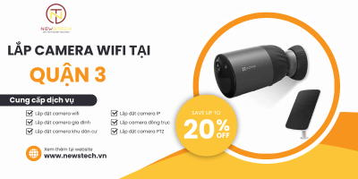 Lắp camera wifi tại Quận 3