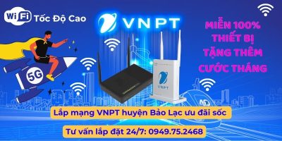 Lắp mạng VNPT huyện Bảo Lạc