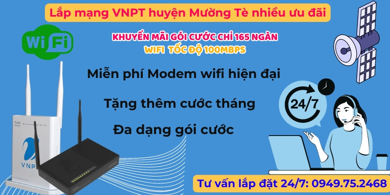 Lắp mạng VNPT huyện Mường Tè