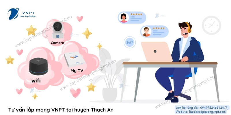 Tư vấn lắp mạng VNPT huyện Thạch An