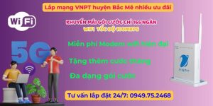 Lắp mạng VNPT huyện Bắc Mê