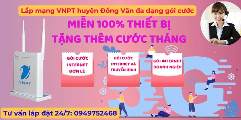 Lắp mạng VNPT huyện Đồng Văn 