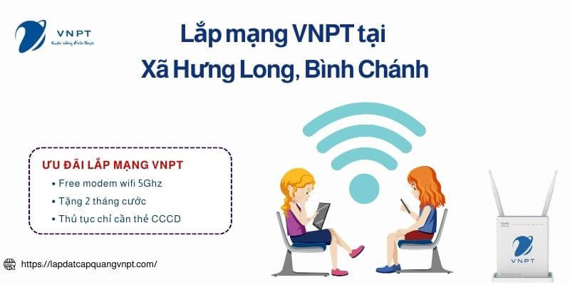 Lắp mạng VNPT xã Hưng Long