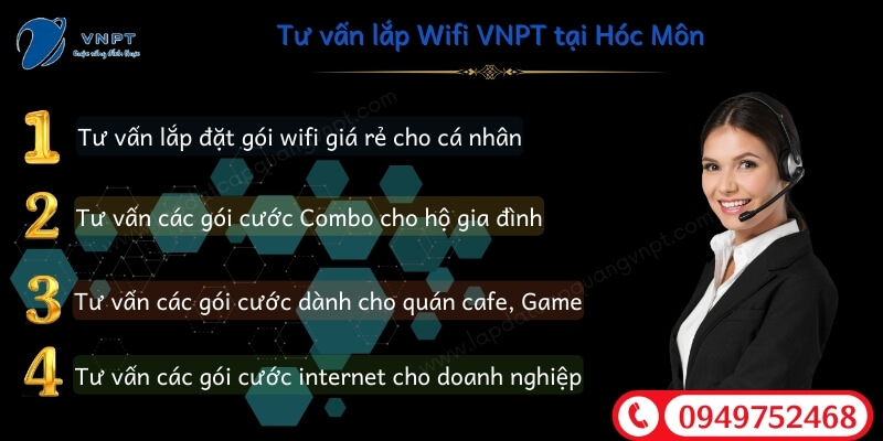 Wifi VNPT huyện Hóc Môn