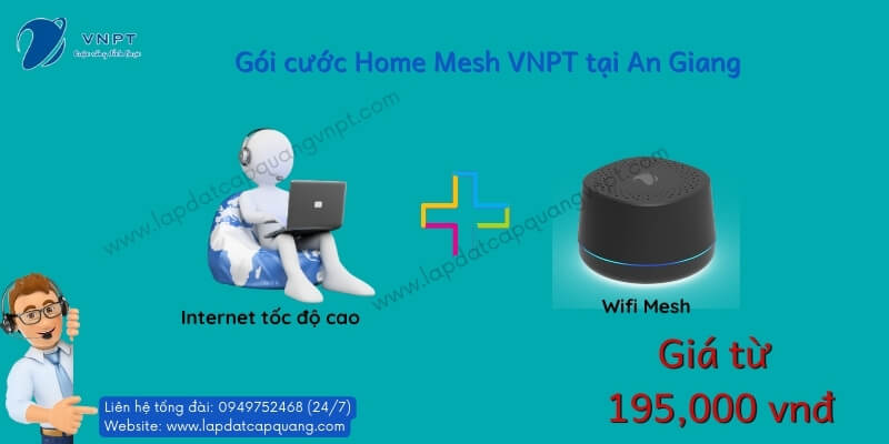 Gói cước Home Mesh VNPT tại An Giang