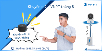 Lắp wifi VNPT tháng 8