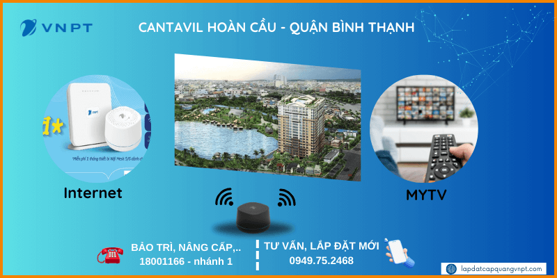 Lắp mạng VNPT Cantavil Hoàn Cầu