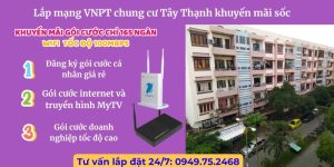 Lắp mạng VNPT chung cư Tây Thạnh