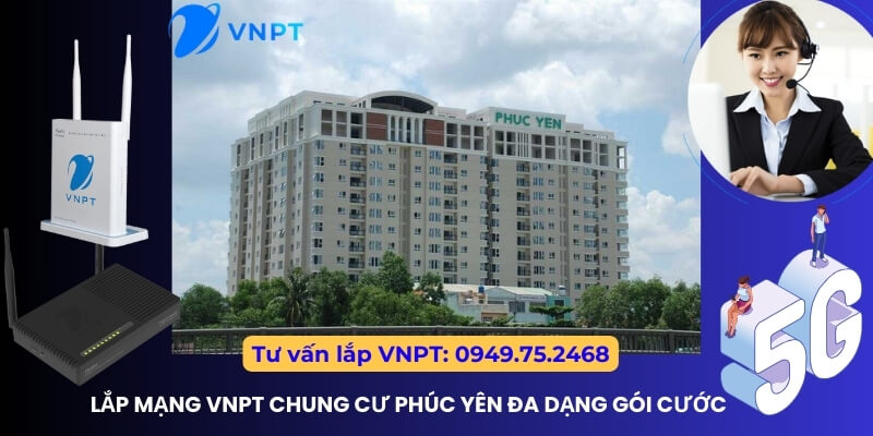 Lắp mạng VNPT Phúc Yên