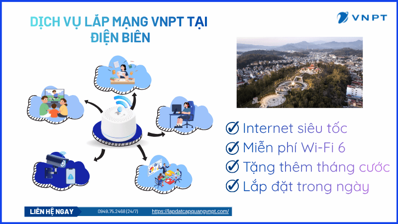 Lắp đặt mạng VNPT Điện Biên Lắp đặt mạng VNPT Điện Biên